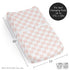 Sweet Jojo Designs Baby Changing Pad Cover Sheet (Pink Gingham Checkered Plaid) for Girls, Infant/Newborn Diaper Change