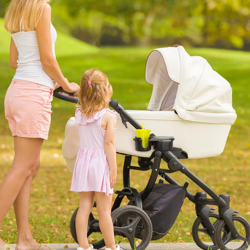 liuliuby Universal Stroller Snack Tray Attachment | Stroller Cup Holder Attachment Universal Snack Tray for Stroller