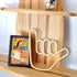 Shaka Wooden Wall Sign Hang Loose Sign Hawaii Aloha Surfer Hand Sign Surf Wall Decor for Home Living Room Kitchen