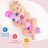 KMUYSL Baby Toys 0 to 12 Months, Musical Stuffed Animal Toys with Crinkle and Rattles for Newborns