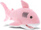 Baby Soft Plush Pink Shark Toy by DolliBu - Stuffed Animal Shark Plush for Kids, 12 Inches