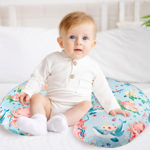 DILIMI Nursing Pillow Cover Stretchy Removable Cover for Breastfeeding Pillows, Ultra Soft Comfortable Slipcover