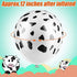 24 Pieces Jungle Animal Print Balloons for Jungle Safari Theme Party Decorations - Tiger Leopard Cow Zebra Balloons