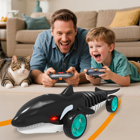 VOOU 3 4 5 6 7 8 9 10 11 12 Remote Control Shark, RC Car Toys can Bend, Turn & Slide Like a Mutant Machine, Birthday