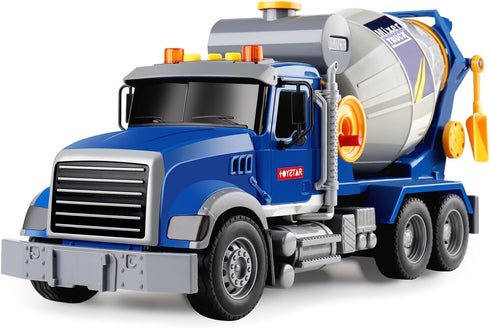 Dwi Dowellin Toddler Trucks Toys for Boys Age 1-3 3-5,Big Cement Mixer