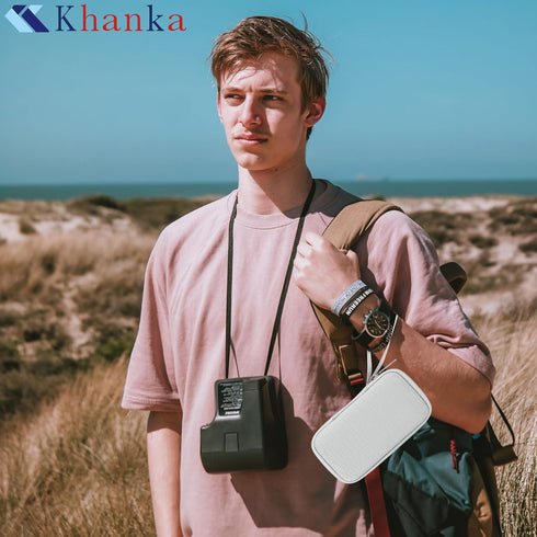 khanka Hard Travel Case for RG28XX Retro Handheld Game Console, Case Only, White