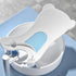 CNAFGBGG Counter Baby Sink Bath with Suction Cup, Portable Sink Baby Bath with Hanging Hole, Buttock Support Washing