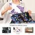 Purple Butterfly Pattern Portable Diaper Changing Pad for Newborn Girl & Boy - Baby Changing Pad Lightweight Waterproof
