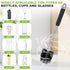 2 Pack Long Handle Bottle Brush, Reusable Water Bottle Cleaner Brush, Flexible Scrub Brush for Water Bottles