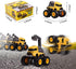 3-8, 4 Pack Construction Truck Toys, Push and Go Toy Trucks for Toddlers Kids Age Friction Powered Car Toys Include