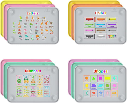 Generic Dr. Bettys - Educational Learning Silicone Placemat / Play Mat with Super Suction and Raised Edges for Babies +