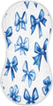 YETTASBIN Blue Bow Muslin Baby Burp Cloth, Super Soft Absorbent Cotton Burp Rag