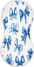 YETTASBIN Blue Bow Muslin Baby Burp Cloth, Super Soft Absorbent Cotton Burp Rag