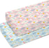 ZoUbqchY Boho Floral Spring Baby Crib Sheets for Boy Girl 28"x52" Colorful Wildflowers