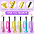 Poen 12 Pcs Mini Metallic Trumpet Musical Instruments, Plastic Noise Makers for Kids Events, Party Favors 7 Inch