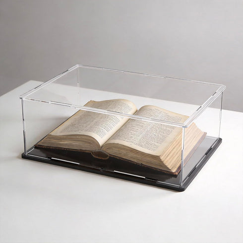 CANCLEAR Acrylic Display Case for Collectibles and Toys, Versatile Clear Acrylic Display Box
