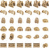 Weapons Pack Military Weapons Accessories U.K Special Forces Weapons Toys Military Equipment Battle Blocks Bricks Compatible with Major Brand, 3 years old and up