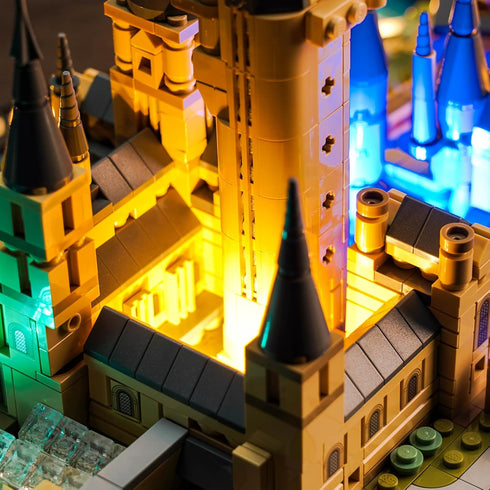 VONADO Light for Lego Hogwarts Castle 76419 - Music Version Creative Lighting Set Accessories for Fans