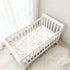miaozhen 1 Pack 52x28 Cotton Baby Crib Sheets for Boys Girls Soft Comfy Animal Kangaroo Rustic Woods Pattern Pink