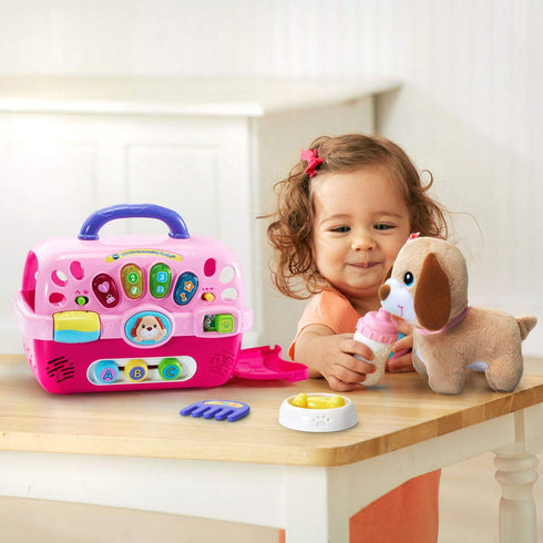 VTech Care for Me Learning Carrier - Pink Educational Toy for Toddlers (Frustration Free Packaging)