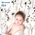 Pack Set 2 Pack, GRSSDER Stretchy Ultra Soft Jersey Knit Fitted n Play Sheets Neutral Portable/Mini Cribs Sheets, Fit