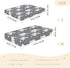 KICPOAY 52x28 Bunny Bow Flower Easter Toddler Bed Crib Sheets Baby Crib Sheets Cover for Soft Mini Crib Mattress