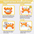 6-18 120+ Tummy 6-18 RedCrab Crawling Crab Baby Toy for Months with Songs & Recording Feature,Musical Dancing Walking