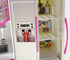Set, Set Set (4-in-1) PowerTRC Doll Kitchen Play Mini Modern Toy Kitchen Pretend Play Furnitures Toy Accessories