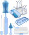 Electric Baby Bottle Brush Cleaner for Travel BPA-Free Silicone, One-Button 360 Deep