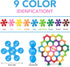 NEOACT 200PCS Building Blocks, Educational Interlocking Plastic Connect Block Toys for Preschool Kids Aged 3+