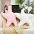Tatuo 2 Pcs Starfish Pillow, 20'' Cute Beach Shaped Throw Pillows, Plush Ocean Star Stuffed Toy
