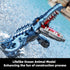 EITOLNR Set, 805 8-12 Mosasaurus Dinosaur Building Blocks PCS Dinosaur World Building Toy, Jurassic Ocean Animal Model