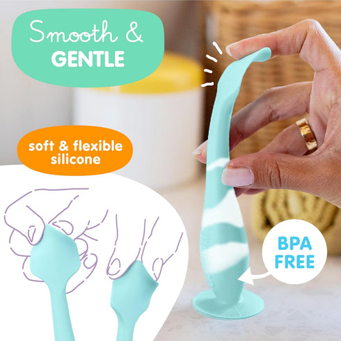 Bumco Diaper Cream Spatula - BPA-Free Diaper Bag Essentials, Soft Butt Spatula Baby, Mom-Invented Butt Paste Spatula