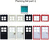 161 Pieces Education Building Bricks Block Set with Windows, Doors, and Roof Tiles - Compatible Major Brands