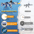 2 Set Electric Splatter Blaster Toy, Outdoor Team Games for Ages 14+, Christmas and Birthday Gift