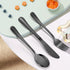 LIANYU 15-Piece Black Kids Silverware Set, Stainless Steel Toddler Utensils, Mirror Finished Flatware for 5