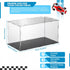 Clear Acrylic Display Case for 1:18 Scale Model Car, Installation Required, Black Base Model Display Box for