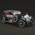 RZAPE 1/24 3-12Black Model Car Kits Adults and Boys Diecast Cars Phantom Generation Vintage Car Collectibles,Die Cast