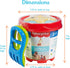 Fisher-Price Toddler 3-in-1 Beach Bucket: Portable Sprinkler and Sandcastle Mold, Water Toy and Sand Toys for Ages 18+