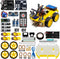 LAFVIN 4WD Multi Robot Car Kit Upgraded V2.0 Robot STEM/Graphical Programming Robot Car Compatible with Arduino IDE