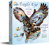 SUNSOUT INC - Eagle Eye - 1000 pc Special Shape Jigsaw Puzzle by Artist: Lori Schory - Finished Size 28" x 35.5" Eagle - MPN# 95639