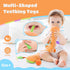 Baby Toys Musical Caterpillar Interactive Multicolored Infant Toy Crinkle Rattle Soft with Ring Bell Stuffed Cuddly