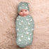 Broiteid Cartoon Goose Baby Stuff Newborn Baby Swaddle Blanket with Beanie Hat,Swaddle Blanket Gifts for Infant Shower