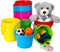 Jerify 30 Pieces Mini Plastic Beach Pail 6.3 Inch Plastic Small Bucket