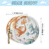 YETTASBIN Cartoon Dragon Portable Pacifier Holder Case with Metal Hook Buckle & Zipper for Diaper Bag and Stroller