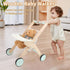Wooden Baby Walker Doll Stroller - Baby Push Walker & Shopping Cart Learning Toy for Boys and Girls