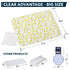 25.5"x31.5" Changing Mat - Biggest Waterproof & Reusable Portable Changing Pad for Change Diaper in Any Places On the