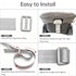 Pack Set: 5 Two High Chair Straps Point High Chair Straps Replacement Compatible with Graco and Most, Adjustable Sturdy