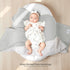 30"x40"Gray lulumoon Baby Blankets for Boys Newborn: Muslin & Minky Dotted Backing - Thermal Receiving Blanket