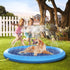 Summer Raxurt Dog Water Toys, Anti-Slip Splash Pad for Dogs Thickened Durable Upgrade Sprinkler Pad Pet Outdoor Water